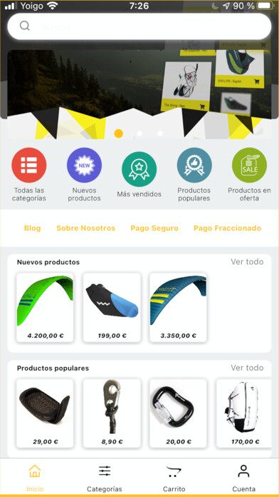 Emulate iPhone app Parashop.es using MyAndroid Emulate iPhone app Parashop.es using MyAndroid