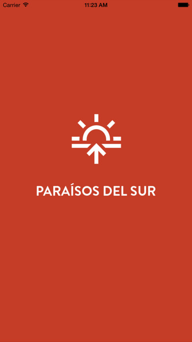 Emulate iPhone app Paraísos del Sur using MyAndroid