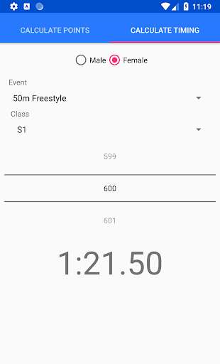 Run android online APK Para Swim Points Calculator from MyAndroid or emulate Para Swim Points Calculator using MyAndroid