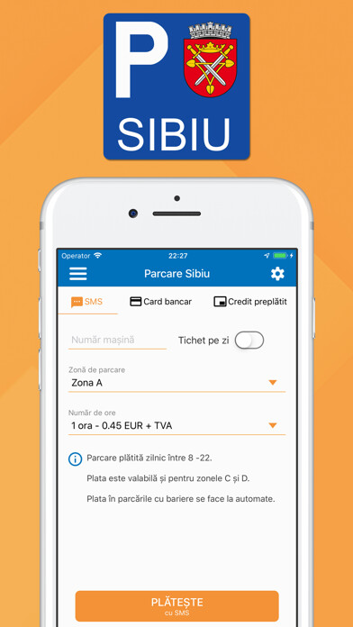 Emulate iPhone app Parcare Sibiu using MyAndroid Emulate iPhone app Parcare Sibiu using MyAndroid
