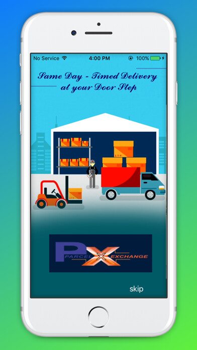 Emulate iPhone app Parcel Exchange using MyAndroid