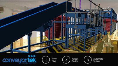 Emulate iPhone app Parcel Sorter using MyAndroid
