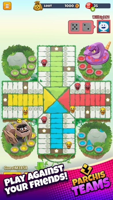 Emulate iPhone app Parchis TEAMS board games using MyAndroid Emulate iPhone app Parchis TEAMS board games using MyAndroid