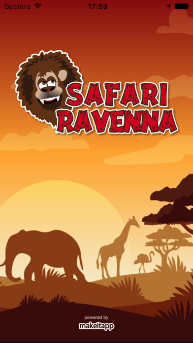 Emulate iPhone app Parco Safari Ravenna using MyAndroid