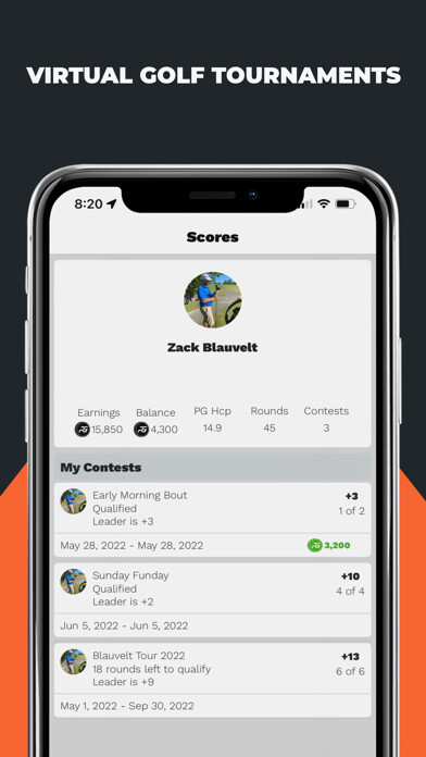 Emulate iPhone app PardieGolf: Golf Tournaments using MyAndroid Emulate iPhone app PardieGolf: Golf Tournaments using MyAndroid