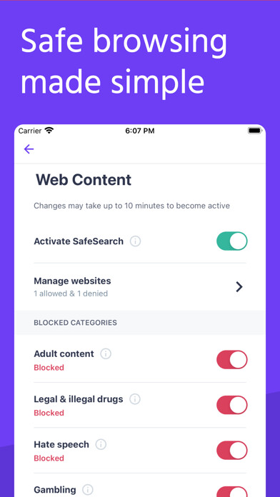 Emulate iPhone app Parental Control App - Ohana using MyAndroid