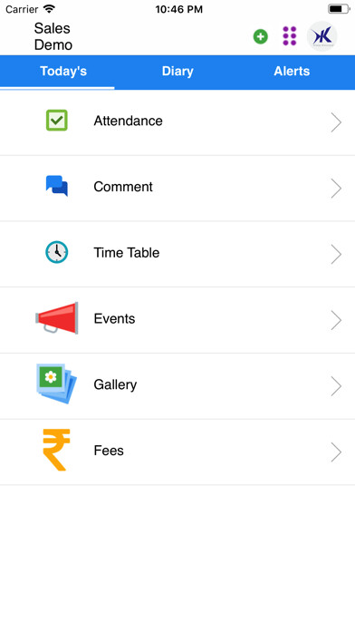 Emulate iPhone app Parent Klasskonnect using MyAndroid