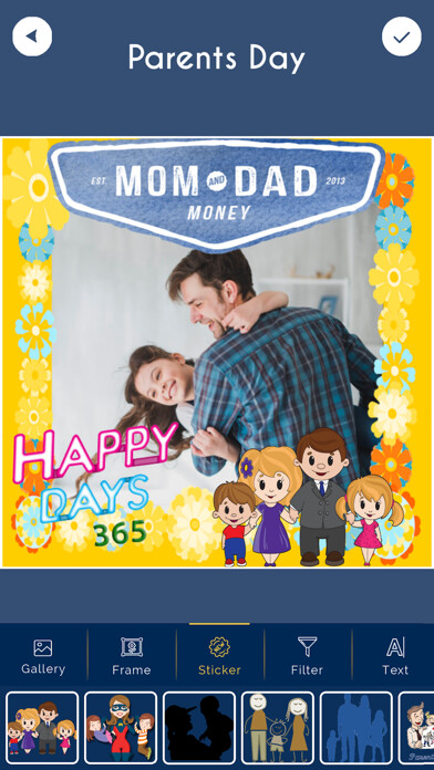 Emulate iPhone app Parents Day Photo Frames using MyAndroid Emulate iPhone app Parents Day Photo Frames using MyAndroid