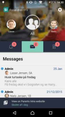 Emulate Android APK ParentsIntra