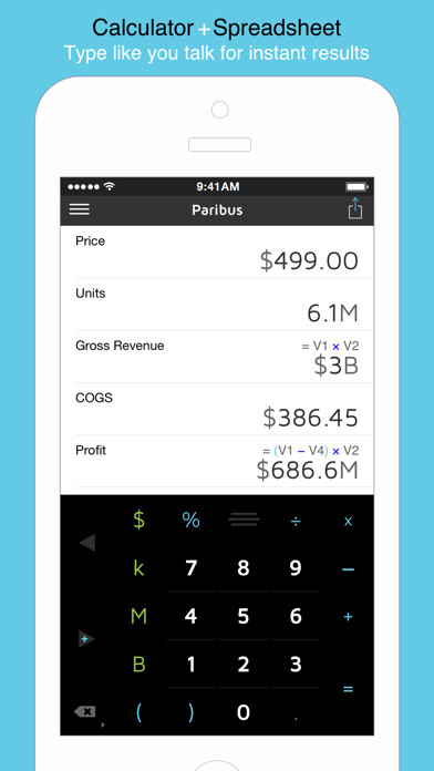 Emulate iPhone app Paribus Calculator using MyAndroid Emulate iPhone app Paribus Calculator using MyAndroid