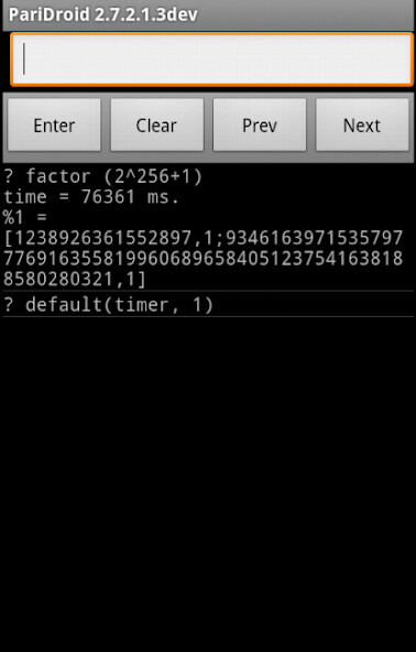 Run android online APK PariDroid from MyAndroid or emulate PariDroid using MyAndroid