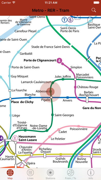 Emulate iPhone app Paris By Metro using MyAndroid Emulate iPhone app Paris By Metro using MyAndroid