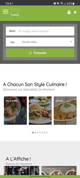Run android online APK ParisHalal from MyAndroid or emulate ParisHalal using MyAndroid