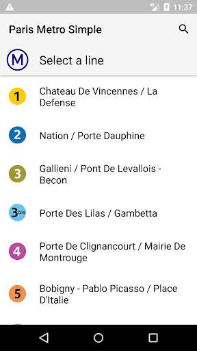 Run android online APK Paris Metro Simple from MyAndroid or emulate Paris Metro Simple using MyAndroid
