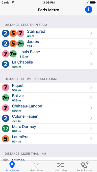 Emulate iPhone app Paris Metro & Subway using MyAndroid