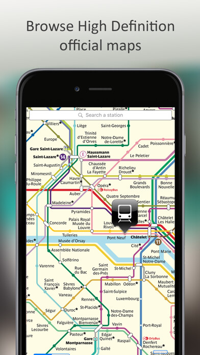 Emulate iPhone app Paris Métro Map using MyAndroid Emulate iPhone app Paris Métro Map using MyAndroid