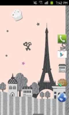 Emulate Android APK Paris theme