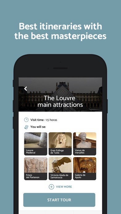 Emulate iPhone app Paris Visit & Guide using MyAndroid