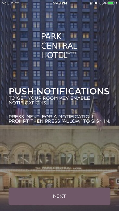 Emulate iPhone app ParkCentral Hotel using MyAndroid Emulate iPhone app ParkCentral Hotel using MyAndroid