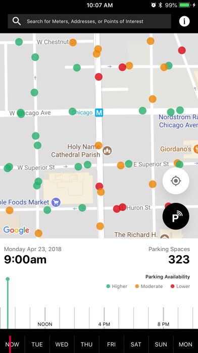 Emulate iPhone app ParkChicagoMap using MyAndroid