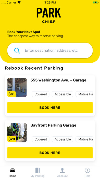Emulate iPhone app ParkChirp using MyAndroid Emulate iPhone app ParkChirp using MyAndroid