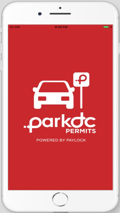 Emulate iPhone app ParkDC Permits using MyAndroid