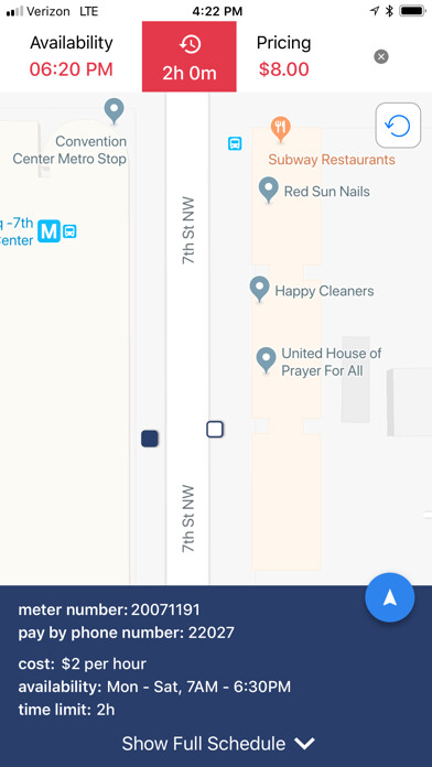 Emulate iPhone app parkDC using MyAndroid