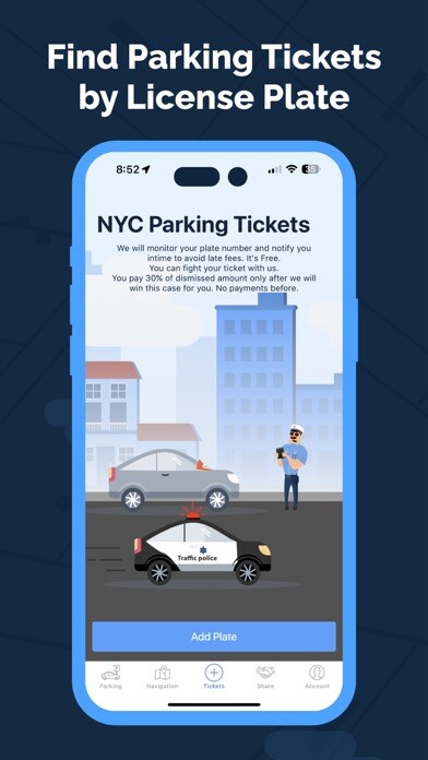 Emulate iPhone app ParkEagles #1 Driver Assistant using MyAndroid