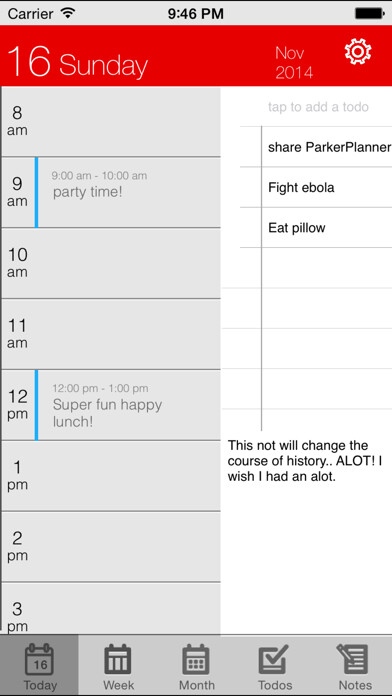Emulate iPhone app Parker Planner Classic (old version) using MyAndroid Emulate iPhone app Parker Planner Classic (old version) using MyAndroid