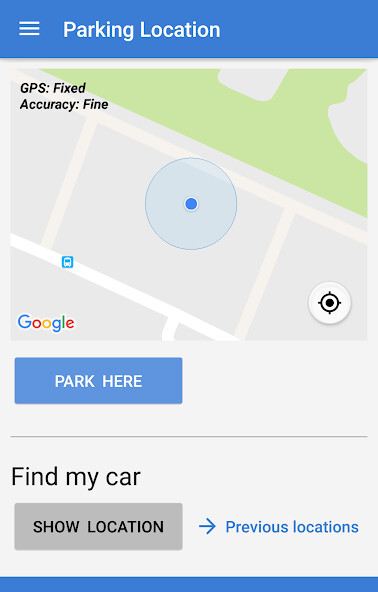 Run android online APK Parking Location from MyAndroid or emulate Parking Location using MyAndroid