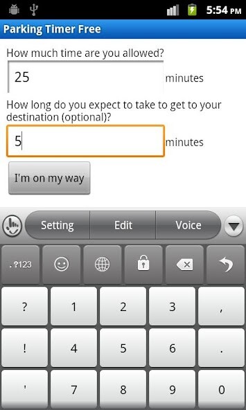 Run android online APK Parking Timer (ad-supported) from MyAndroid or emulate Parking Timer (ad-supported) using MyAndroid