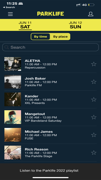 Emulate iPhone app Parklife Festival using MyAndroid Emulate iPhone app Parklife Festival using MyAndroid