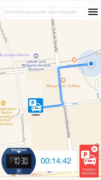 Emulate iPhone app PARK LITE using MyAndroid