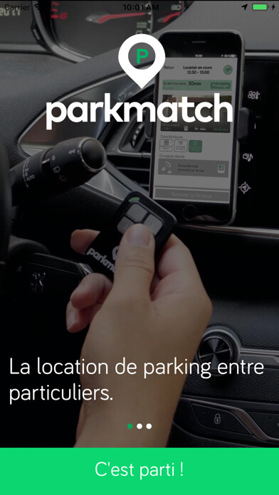 Emulate iPhone app ParkMatch using MyAndroid
