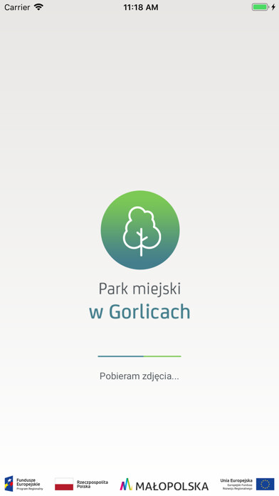 Emulate iPhone app Park miejski w Gorlicach using MyAndroid
