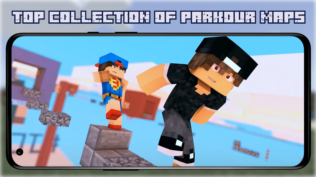 Run android online APK Parkour Maps for Minecraft PE from MyAndroid or emulate Parkour Maps for Minecraft PE using MyAndroid