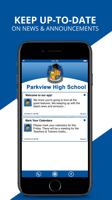 Emulate iPhone app Parkview High School using MyAndroid Emulate iPhone app Parkview High School using MyAndroid