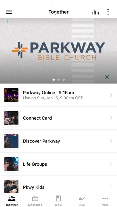 Emulate iPhone app Parkway Bible Church using MyAndroid Emulate iPhone app Parkway Bible Church using MyAndroid