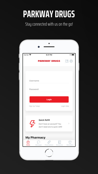 Emulate iPhone app Parkway Drugs using MyAndroid Emulate iPhone app Parkway Drugs using MyAndroid