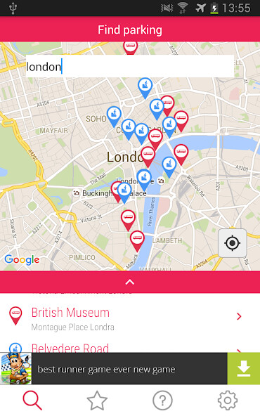 Emulate Android APK Park Your Bus