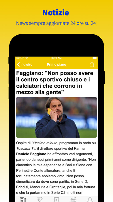 Emulate iPhone app Parma Live.com using MyAndroid