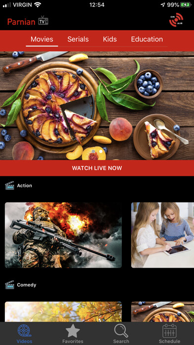 Emulate iPhone app ParnianTV using MyAndroid
