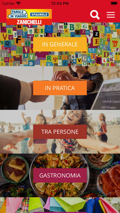 Emulate iPhone app Parole in viaggio - Spagnolo using MyAndroid
