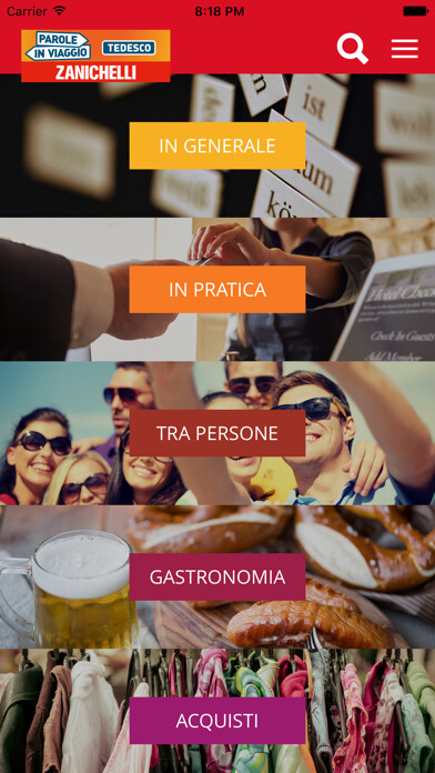 Emulate iPhone app Parole in viaggio - Tedesco using MyAndroid