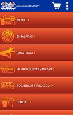 Emulate Android APK Parques Reunidos Restaurantes