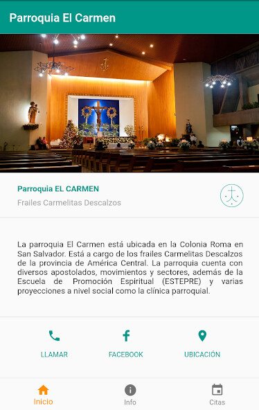 Run android online APK Parroquia El Carmen from MyAndroid or emulate Parroquia El Carmen using MyAndroid