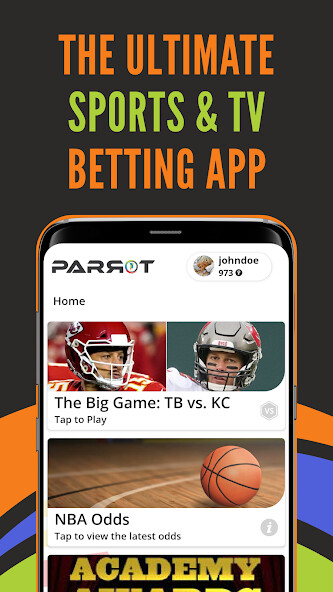 Run android online APK Parrot: For Sports  TV Fans from MyAndroid or emulate Parrot: For Sports  TV Fans using MyAndroid