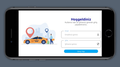 Emulate iPhone app Pars Taksi Yönet using MyAndroid