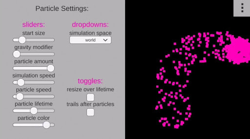 Run android online APK Particle Generator from MyAndroid or emulate Particle Generator using MyAndroid