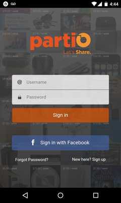 Emulate Android APK PartiO - Share Borrow Emulate Android APK PartiO - Share Borrow